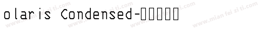 olaris Condensed字体转换